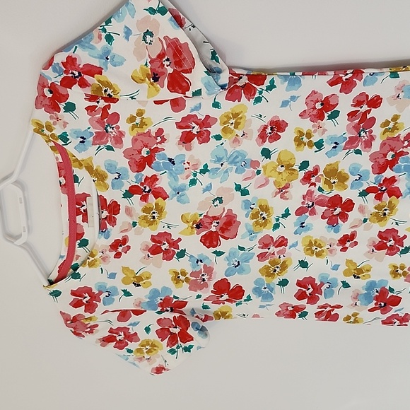 NWT Joules short floral 100% cotton short sleeve dress size 2 - Picture 2 of 9